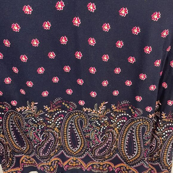 Talbots floral paisley top - Picture 3 of 3